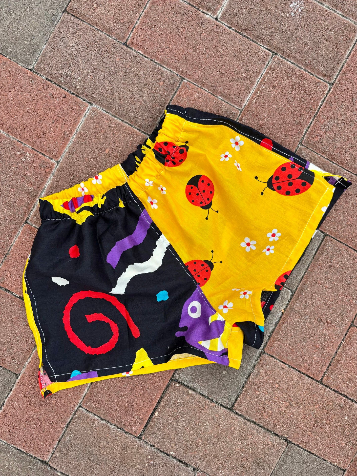 SMALL Lady bugs & Fish Shorts