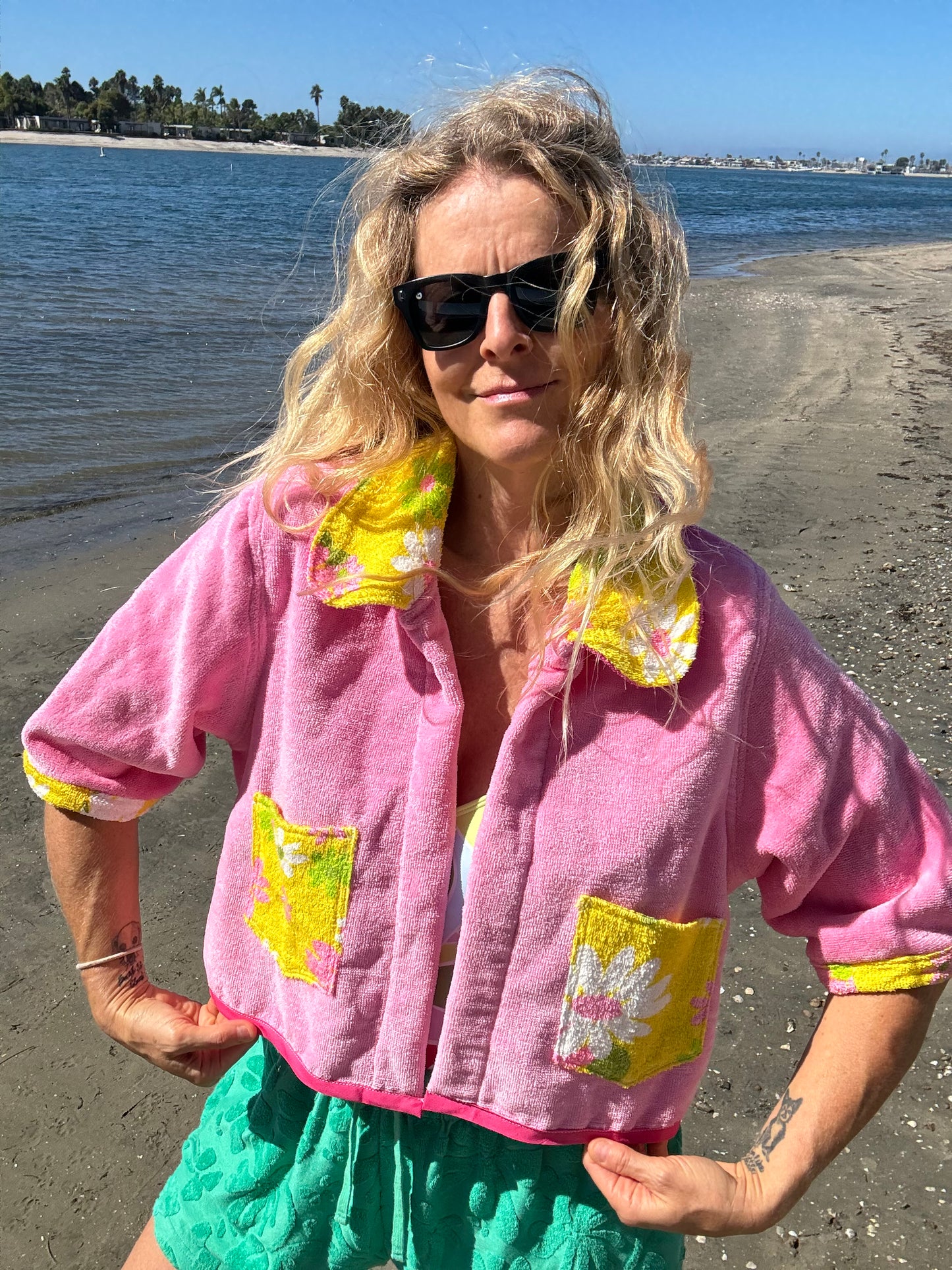*Cropped Beach Jacket