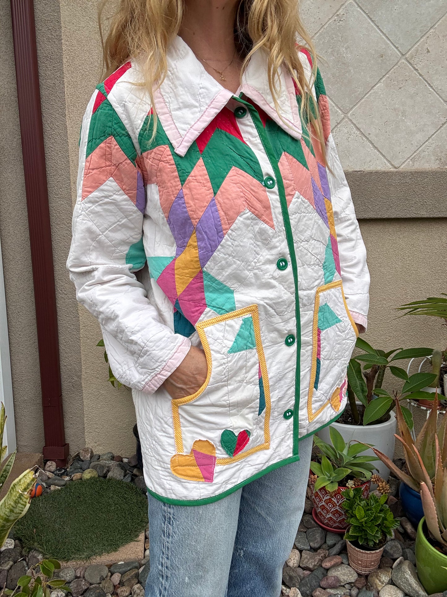 Rainbow Star Quilt Coat