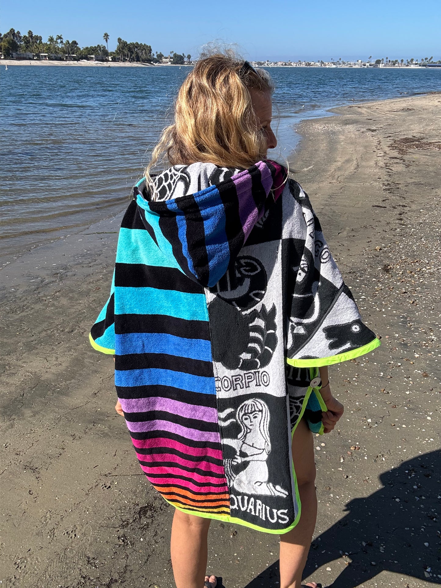 *Rainbow Zodiac Towel Dress / Poncho