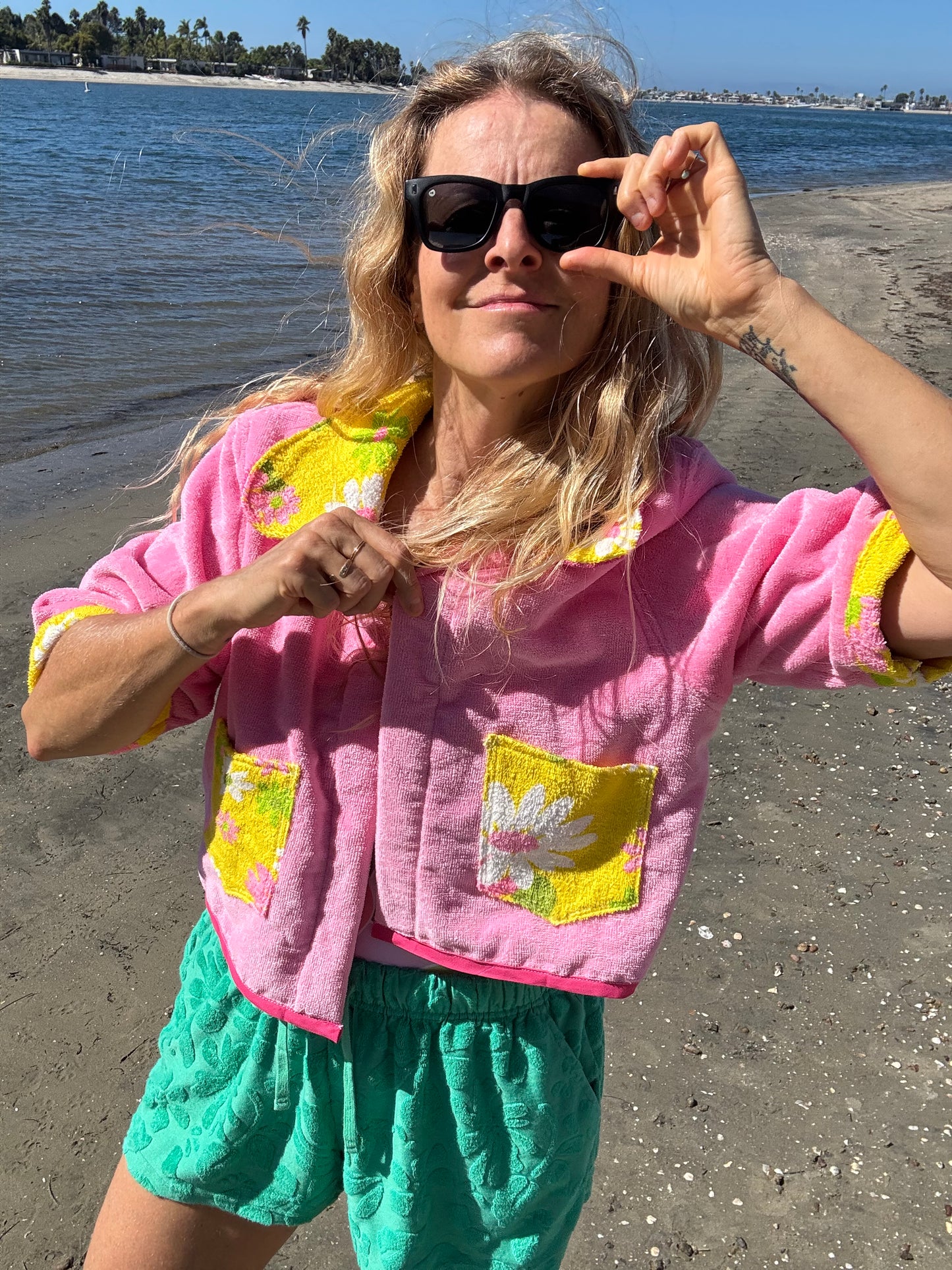 *Cropped Beach Jacket
