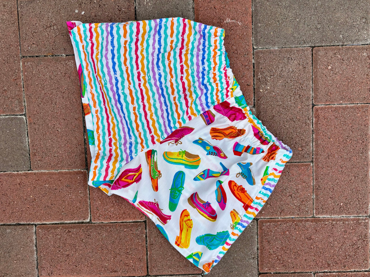 XS Shoes & Stripes Shorts