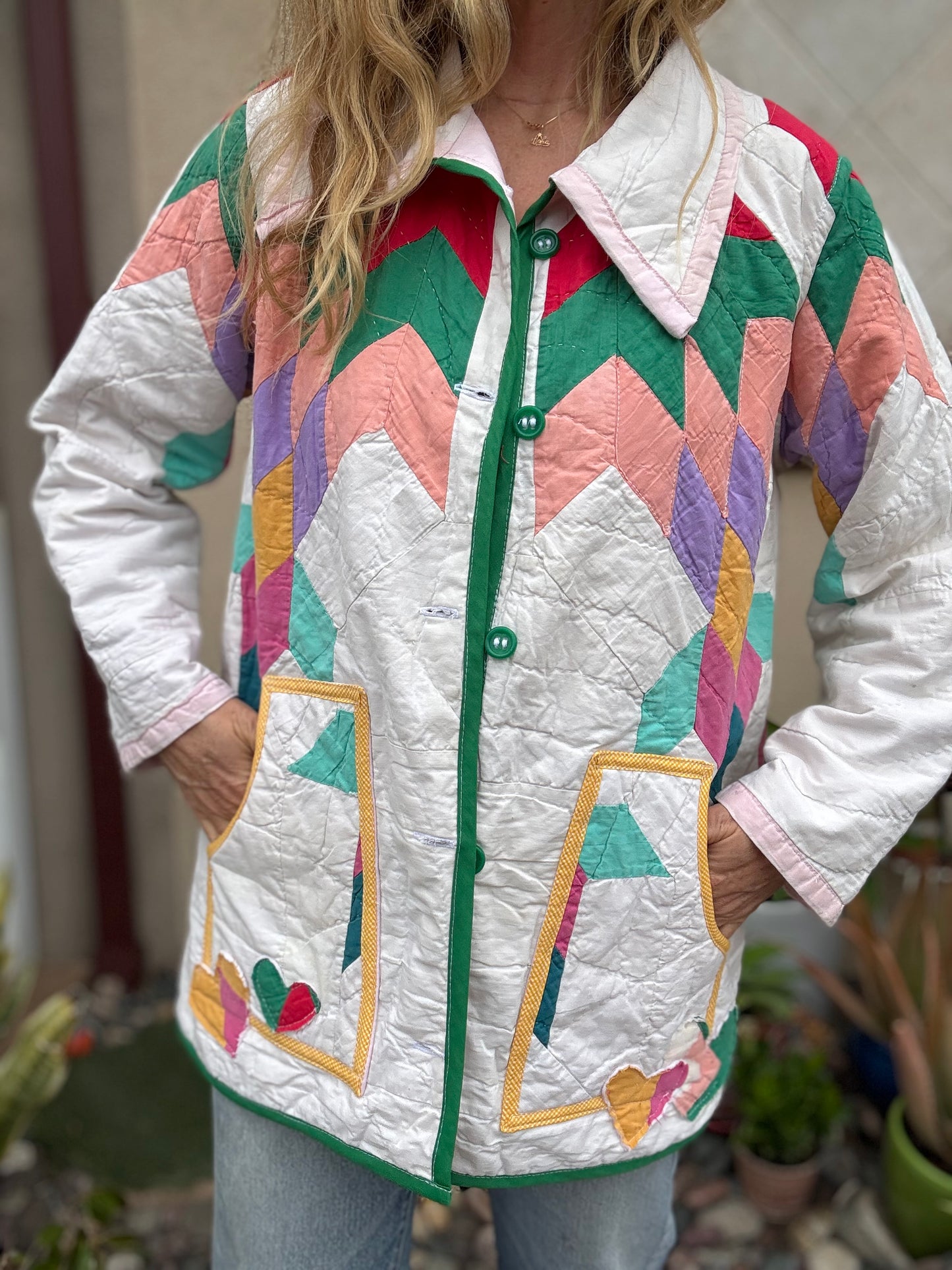 Rainbow Star Quilt Coat