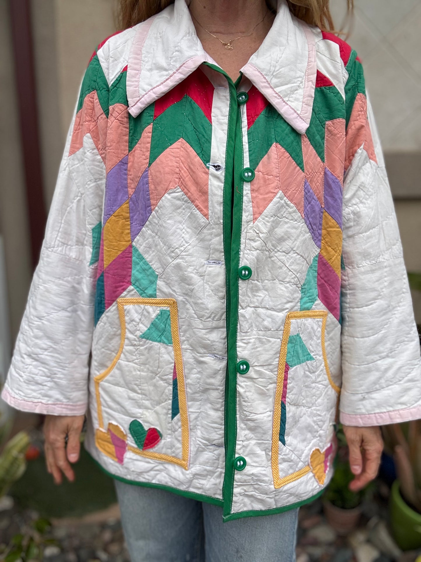 Rainbow Star Quilt Coat