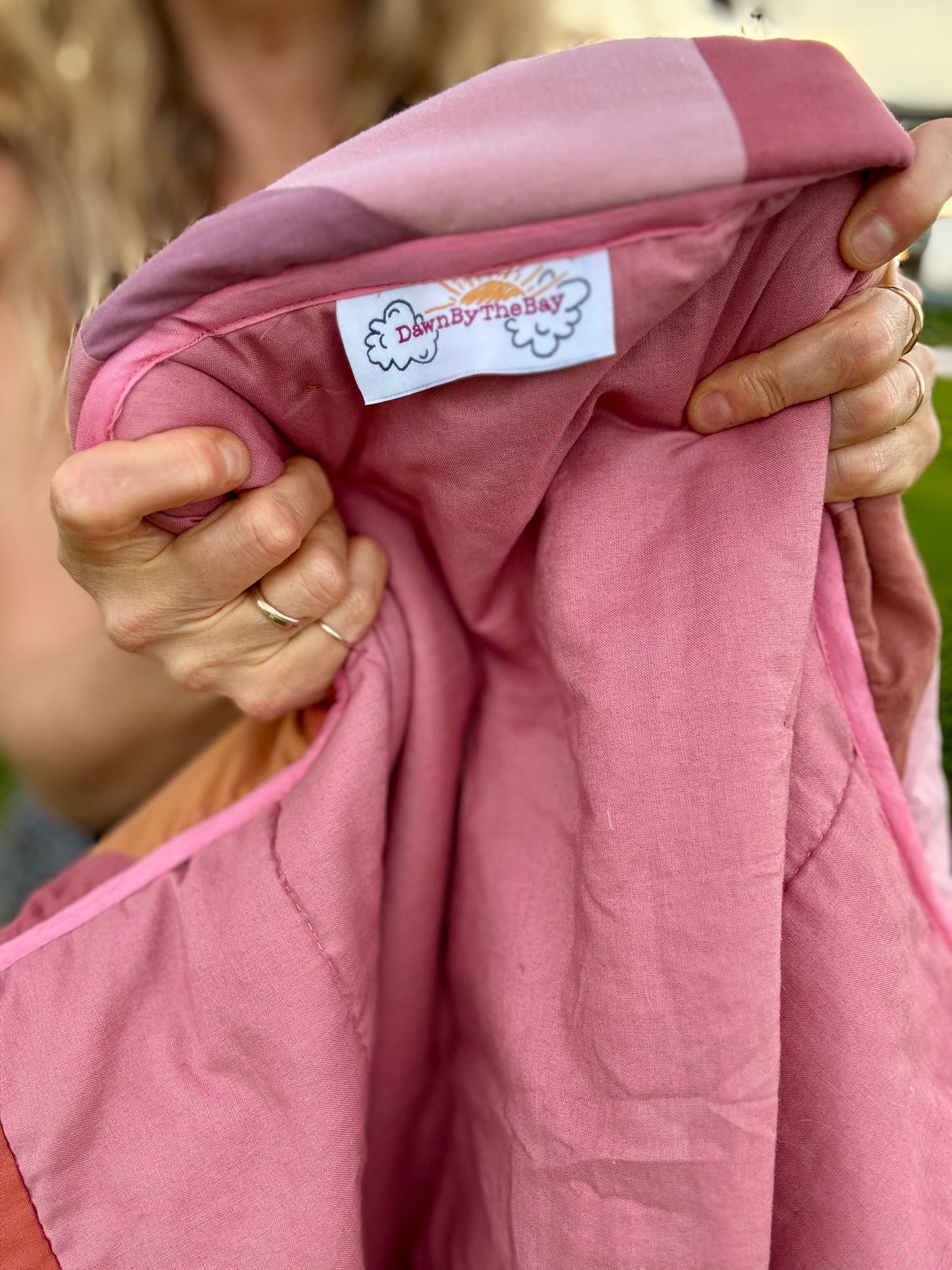 *Neutral Pinks Quilt Coat