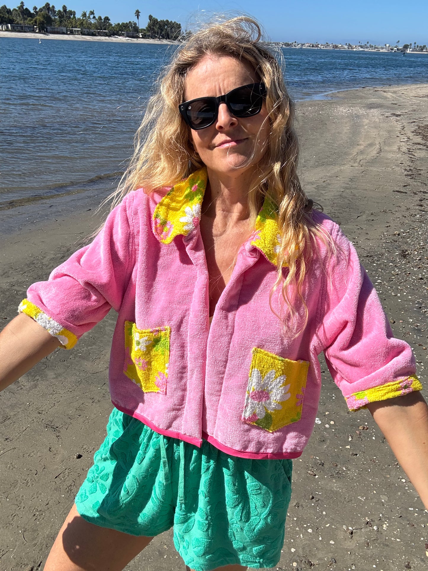 *Cropped Beach Jacket