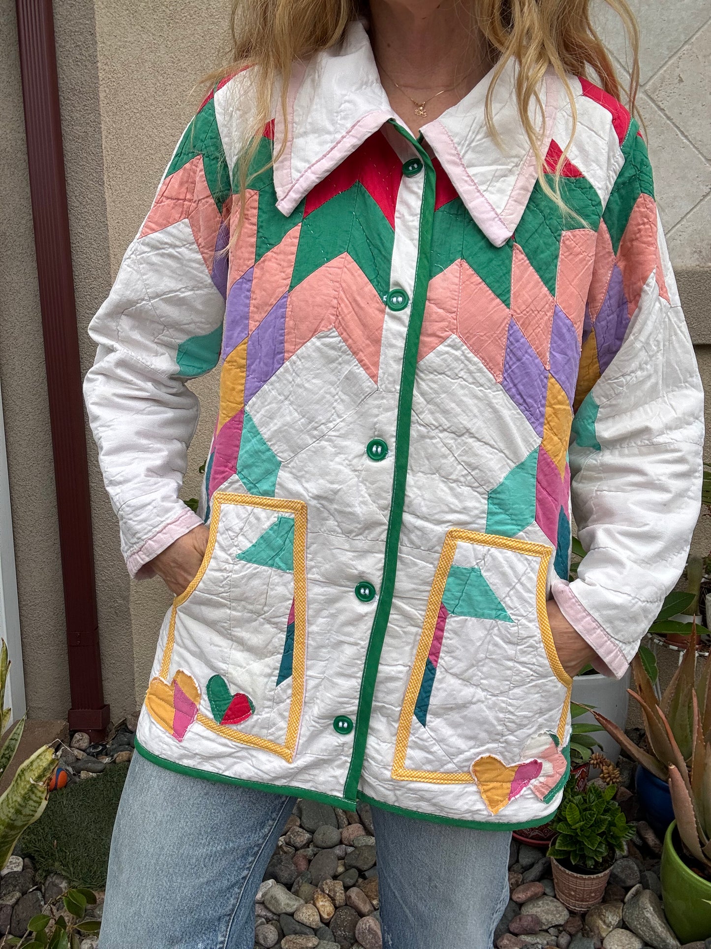 Rainbow Star Quilt Coat