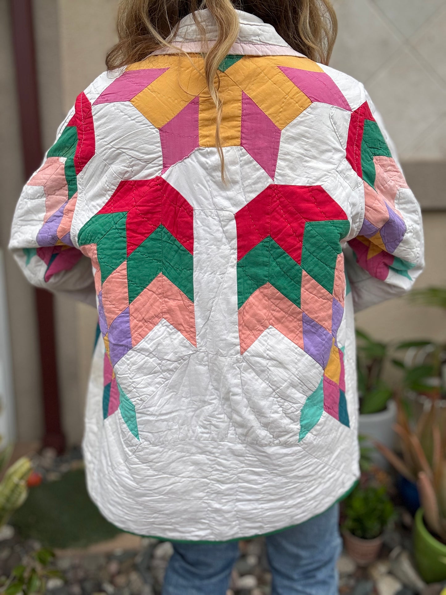 Rainbow Star Quilt Coat