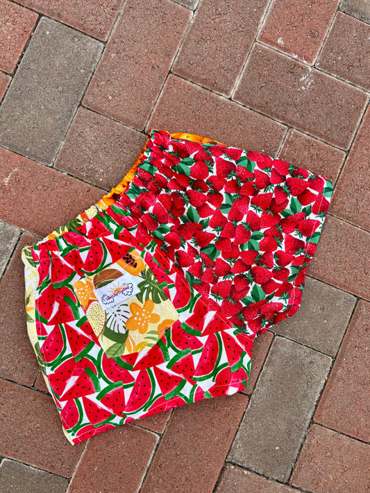 SMALL Fruit Salad Shorts