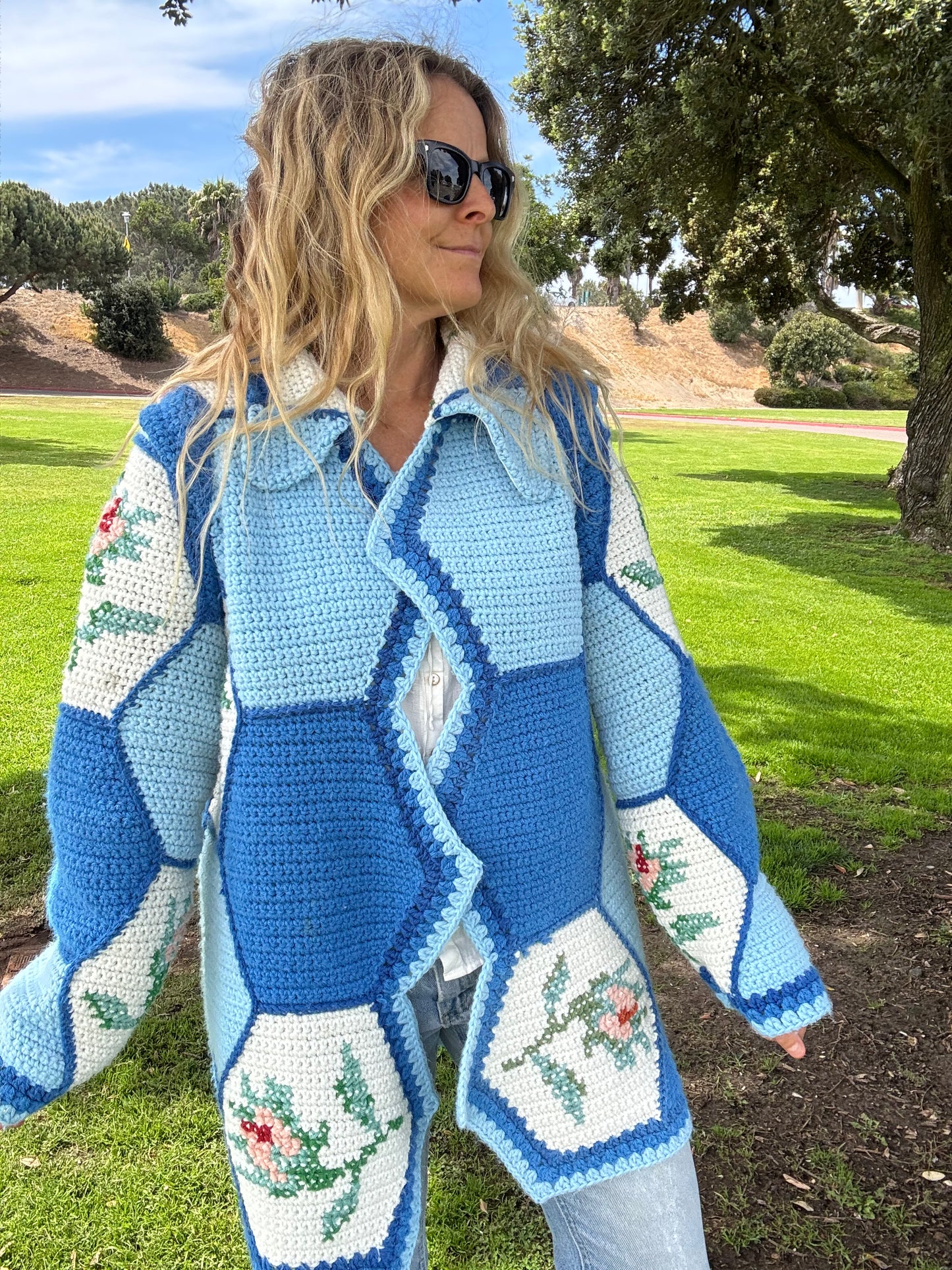 Blue Rose Coat