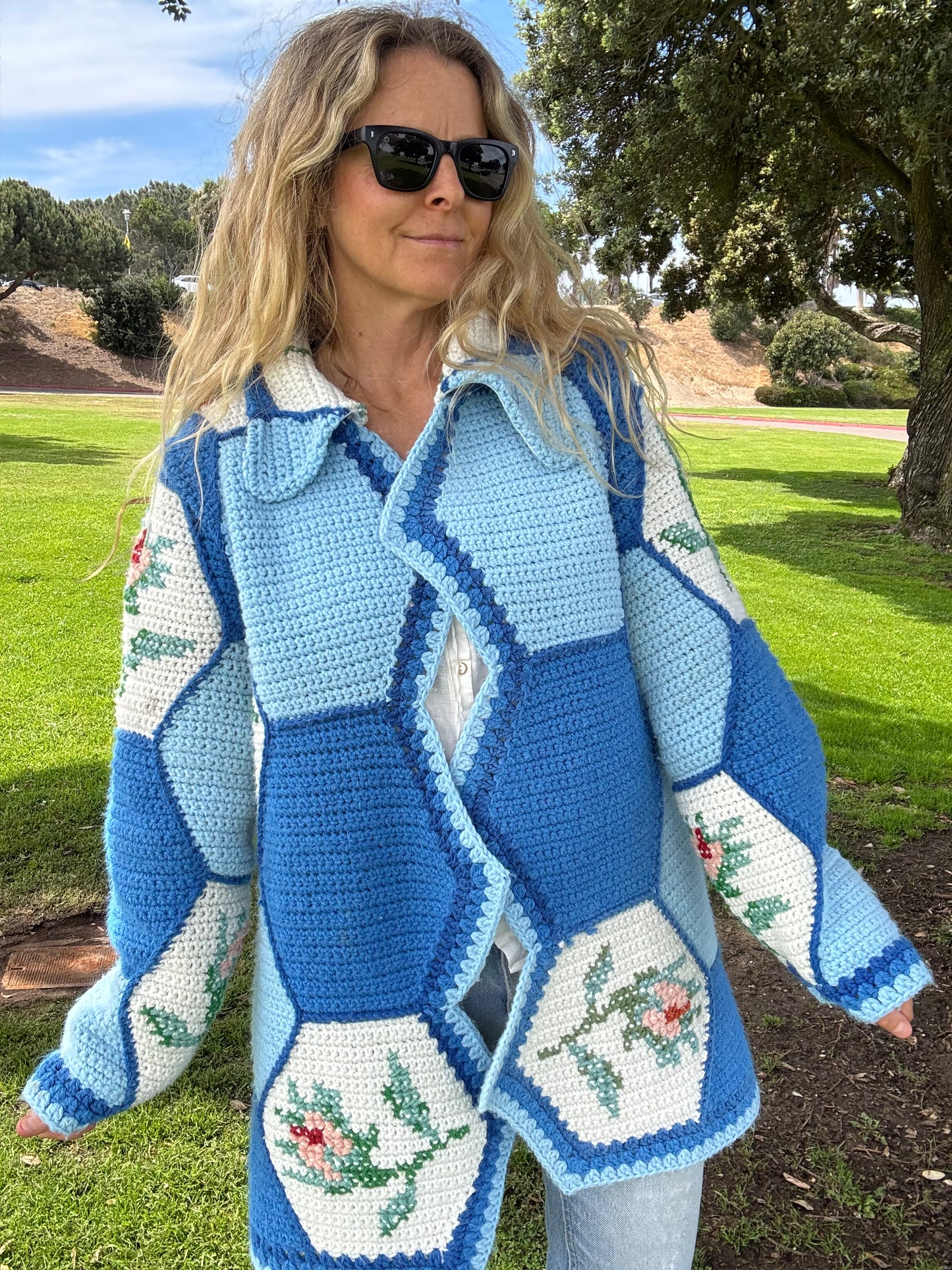 Blue Rose Coat