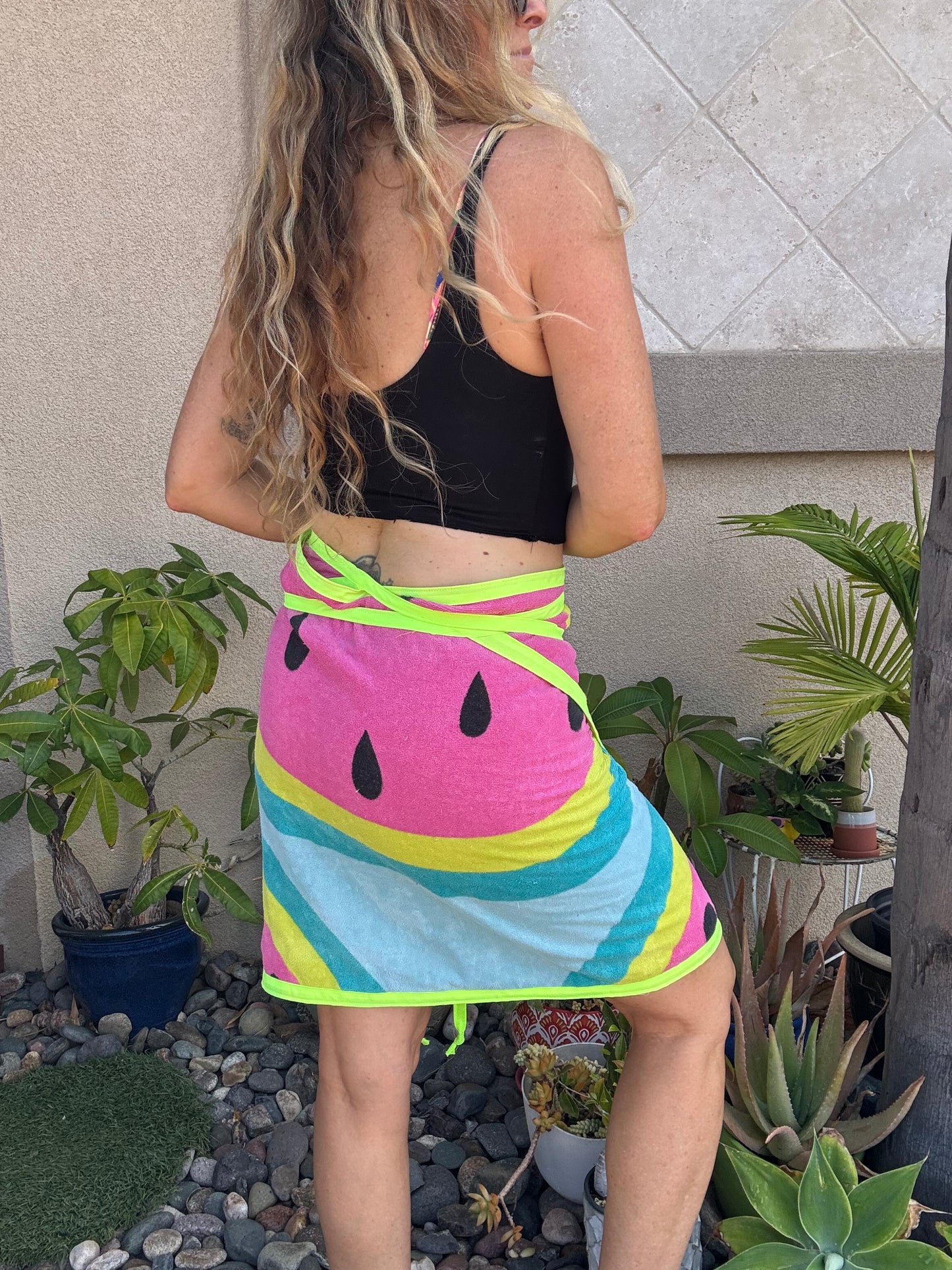 *Wrap Skirt ~ watermelon