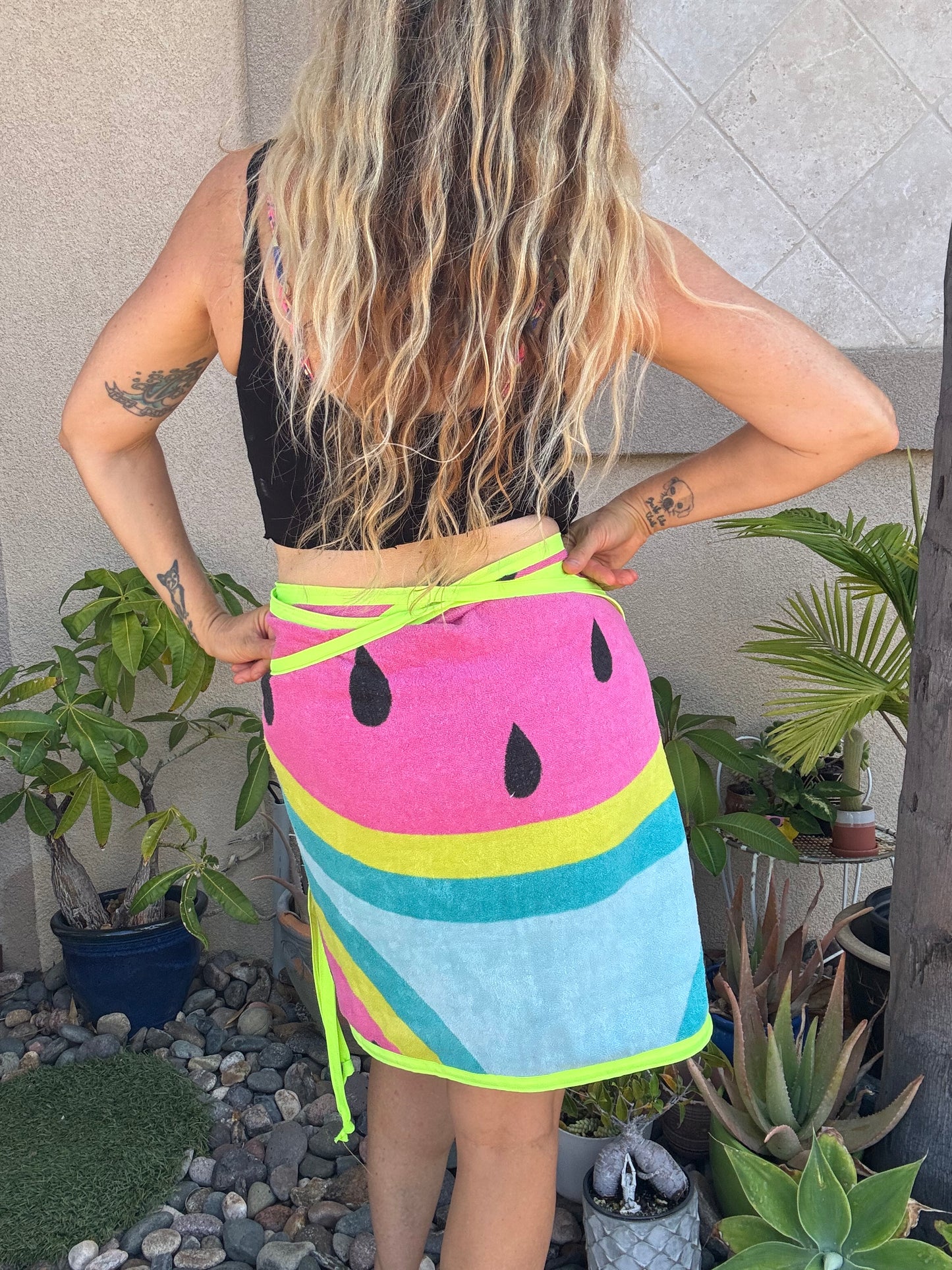 *Wrap Skirt ~ watermelon