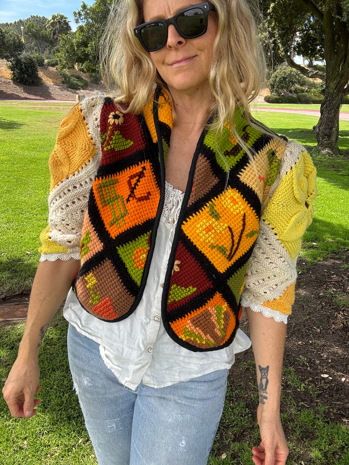 Epic Cropped Afghan Coat