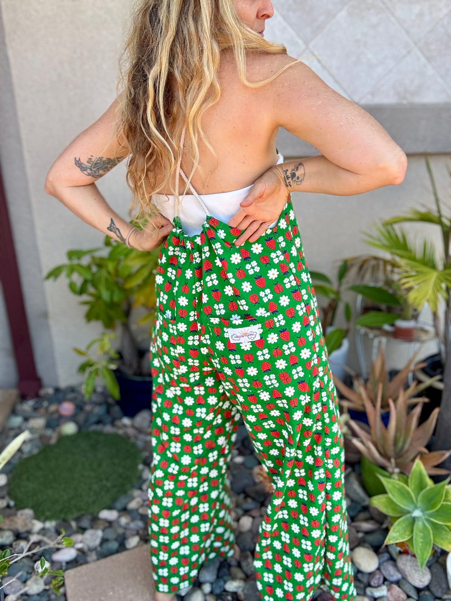 * Rope Romper ~ Ladybugs, Daisys &  Strawberries
