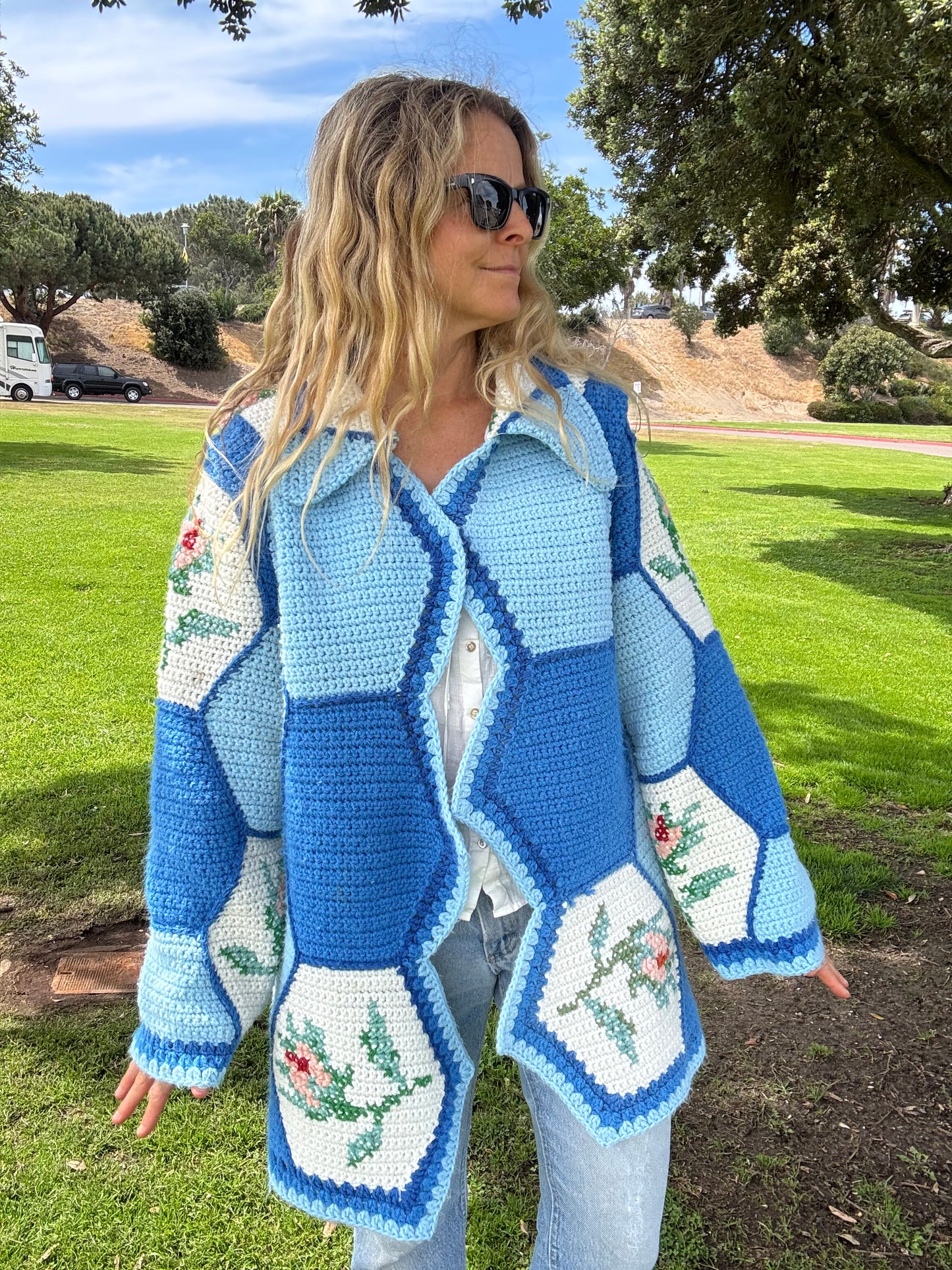 Blue Rose Coat