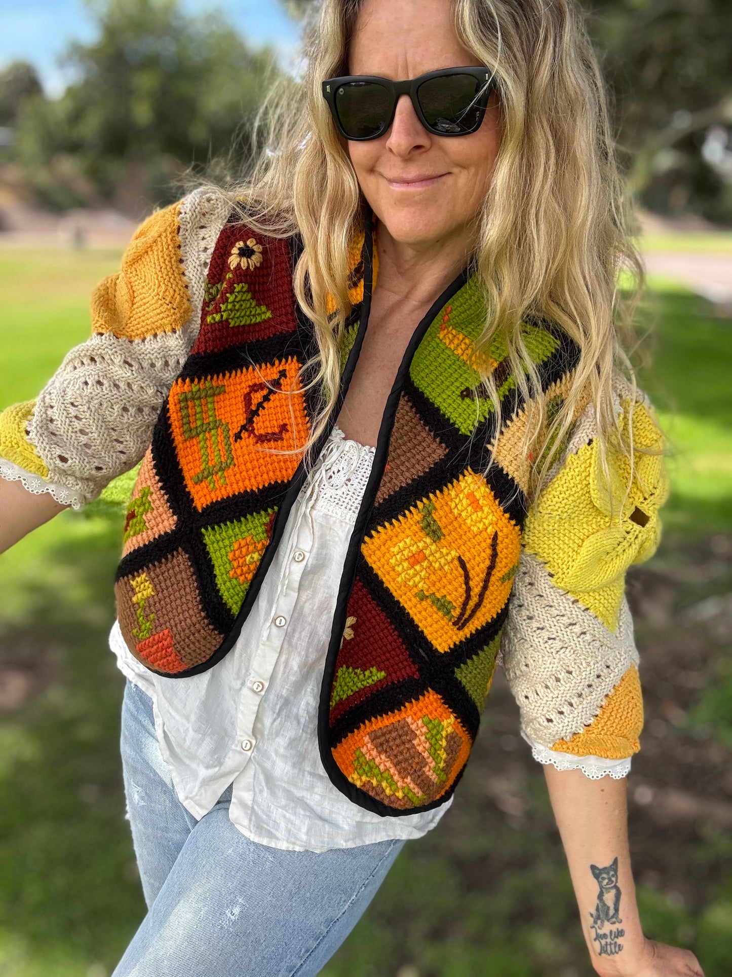 Epic Cropped Afghan Coat