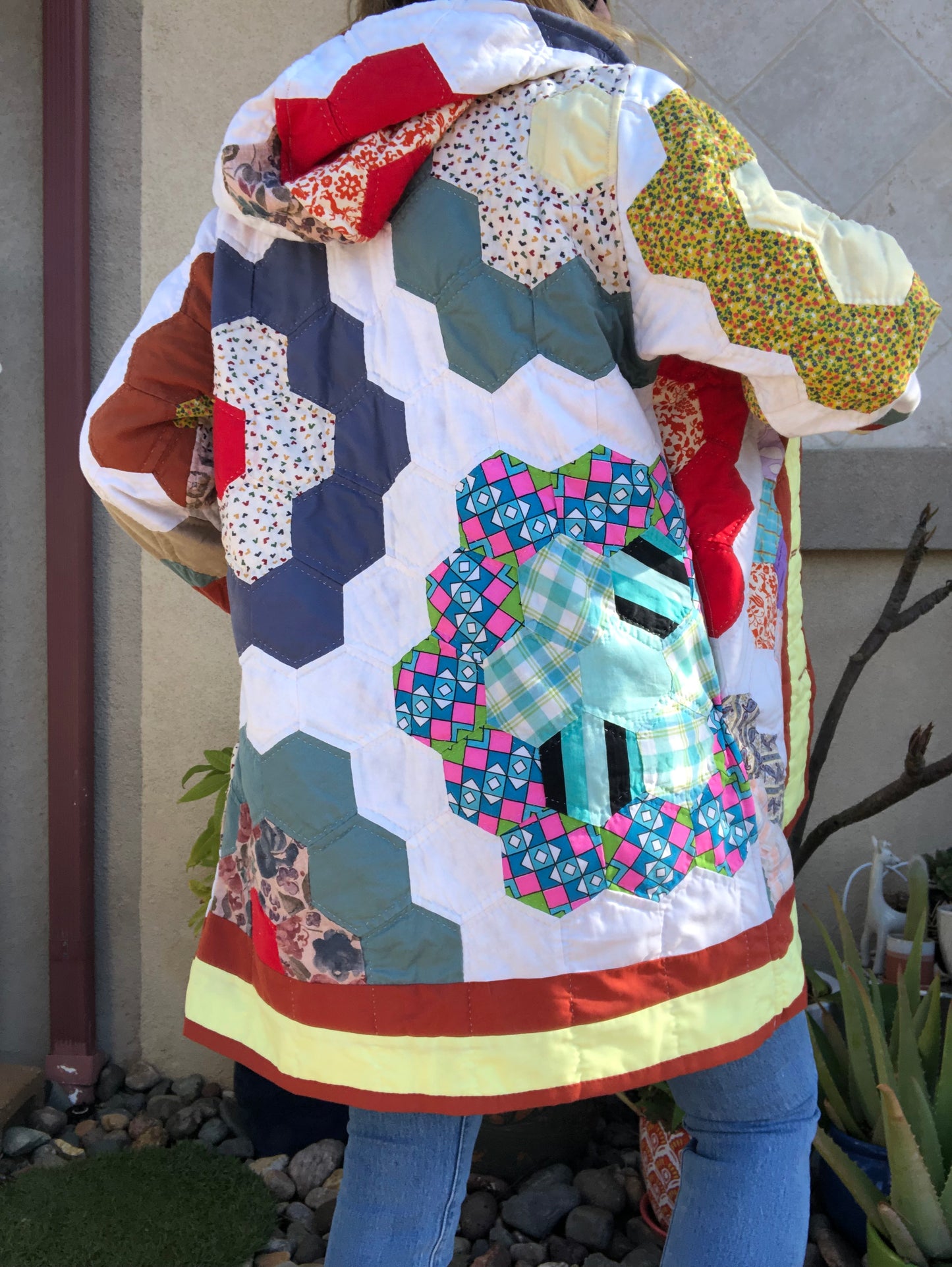 Granny Garden Quilt Coat