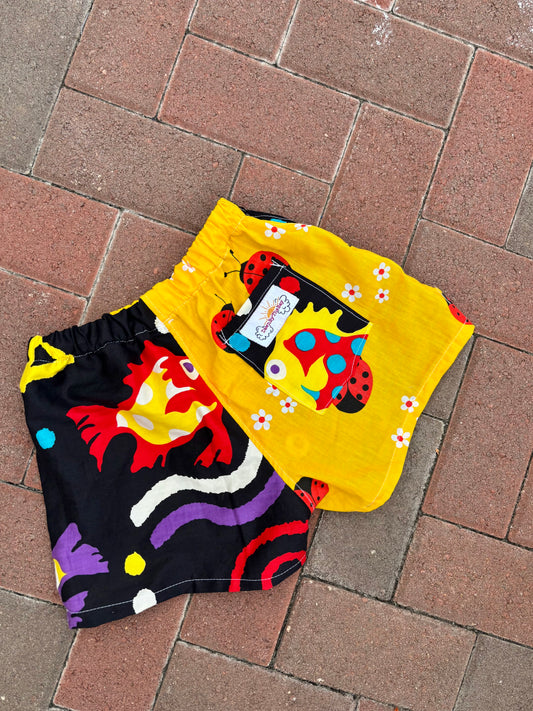 SMALL Lady bugs & Fish Shorts