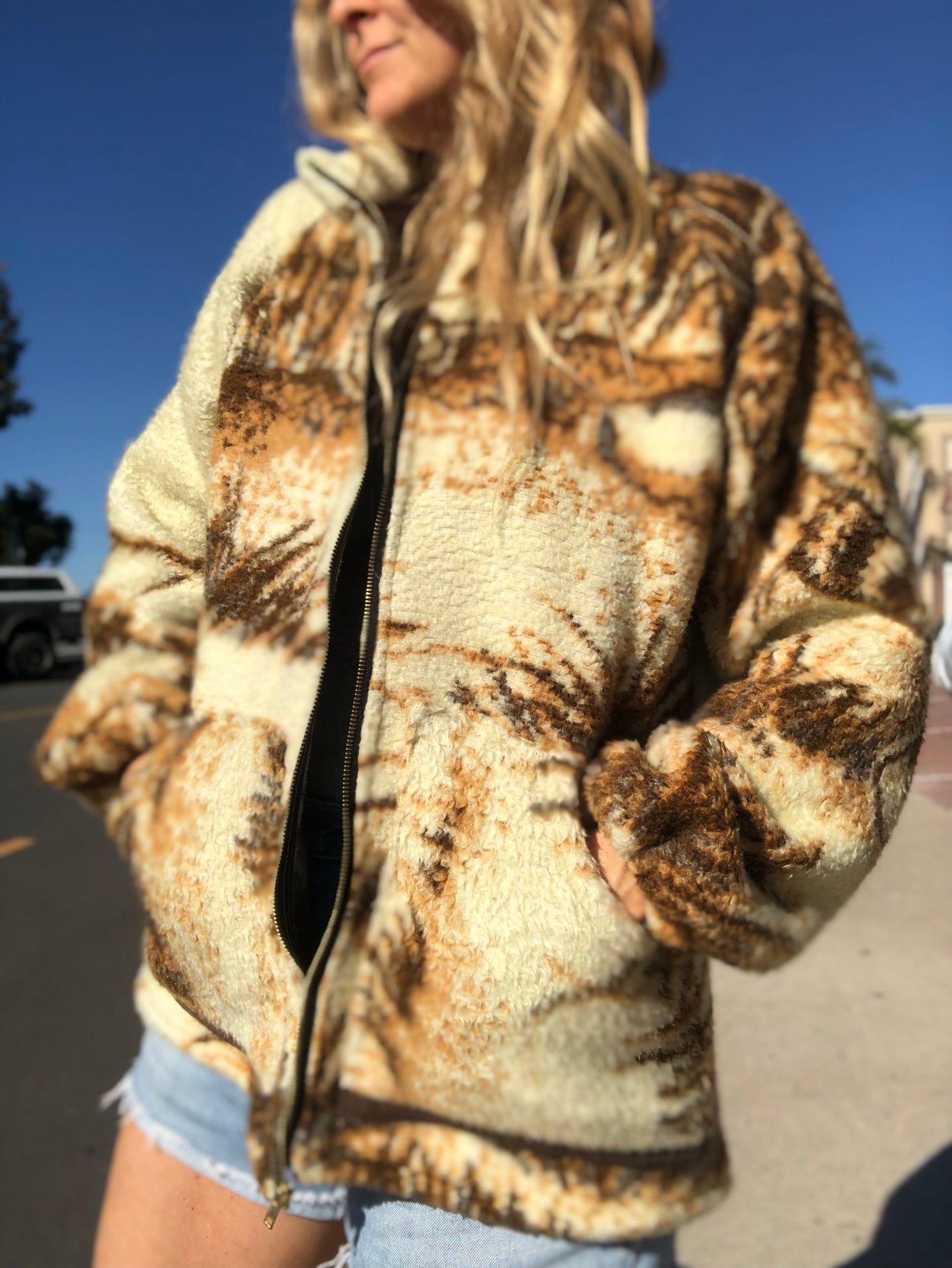 Cheetah Blanket Bomber Jacket