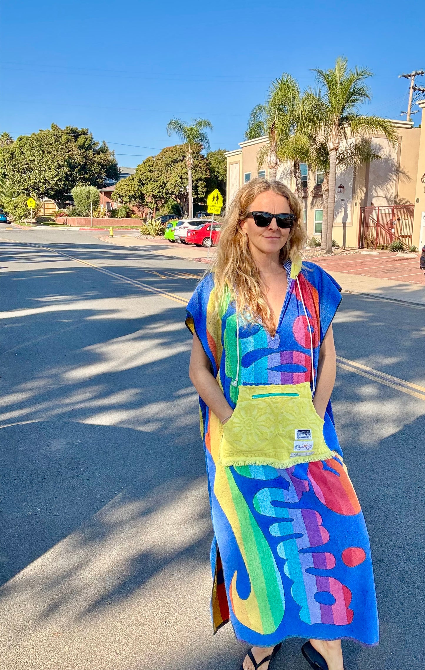 *California /Hawaii Vintage Towel Poncho