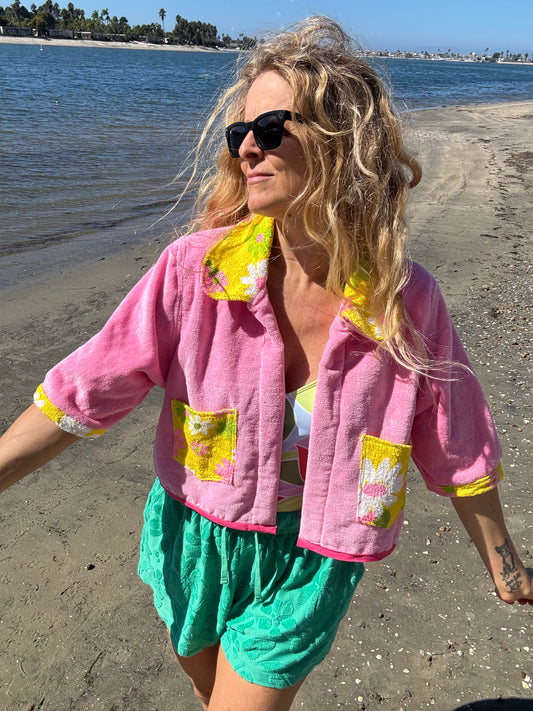 *Cropped Beach Jacket