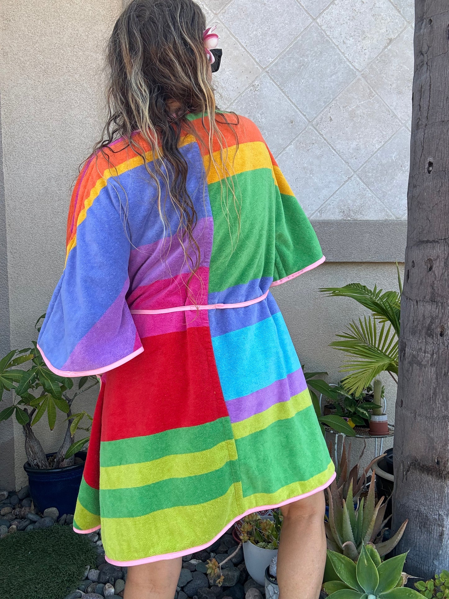 *Wrap Dress ~ rainbow sherbet