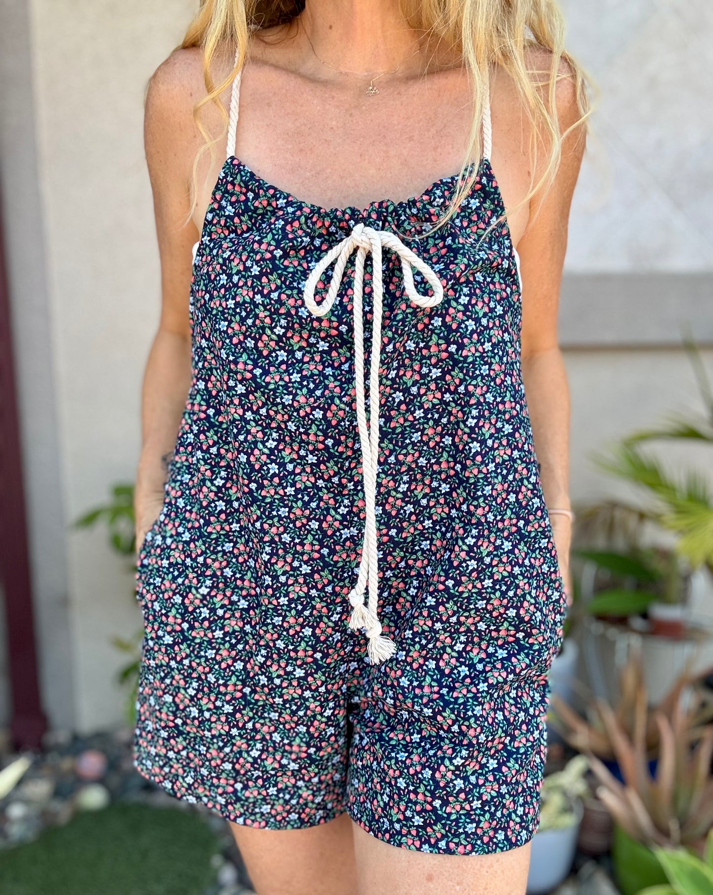 * Rope Romper ~ Strawberries