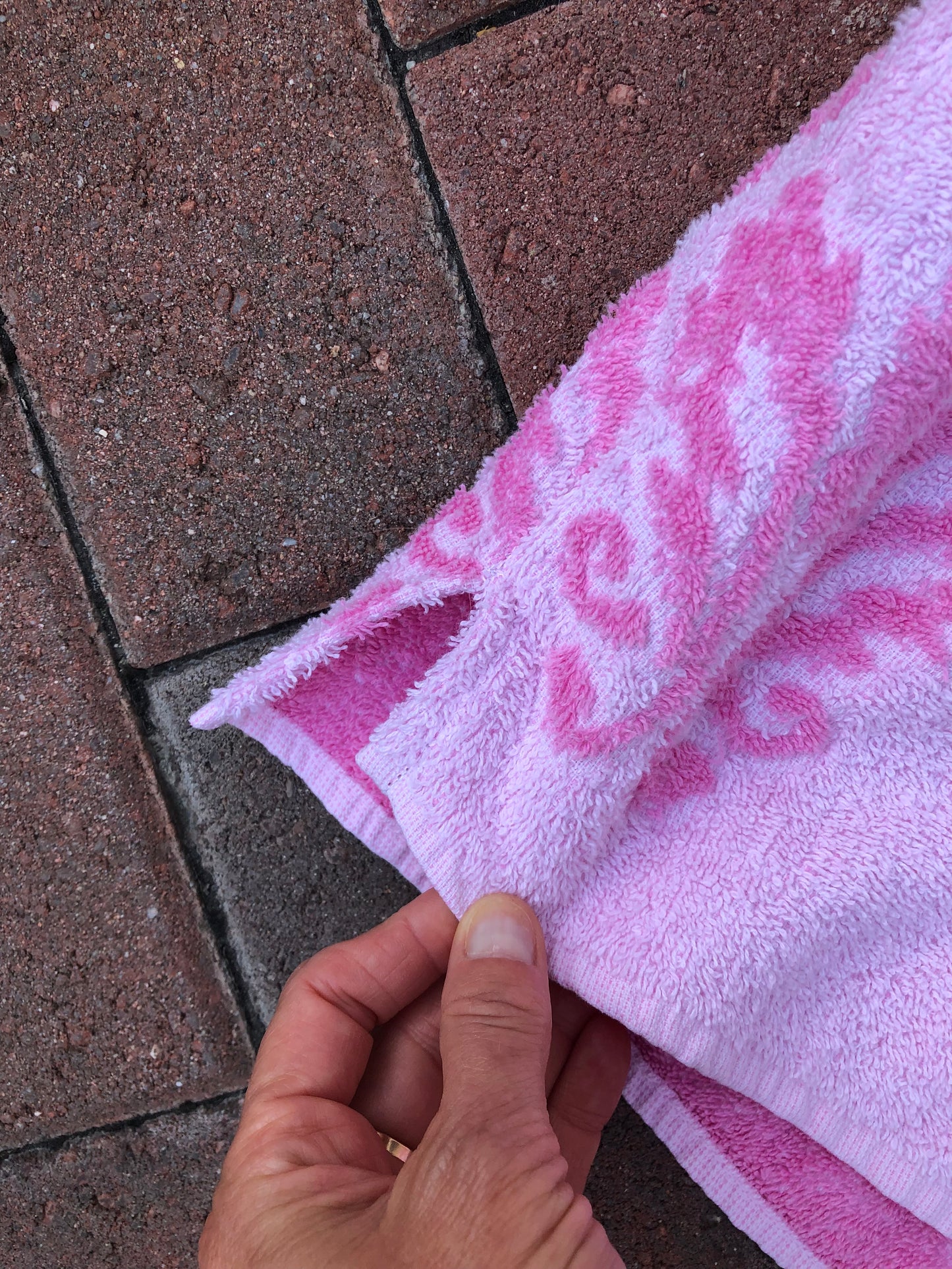 3 piece Pink Towel Set