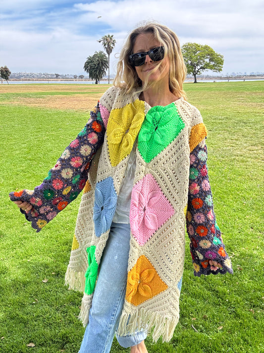 Long Daisy Chain Coat