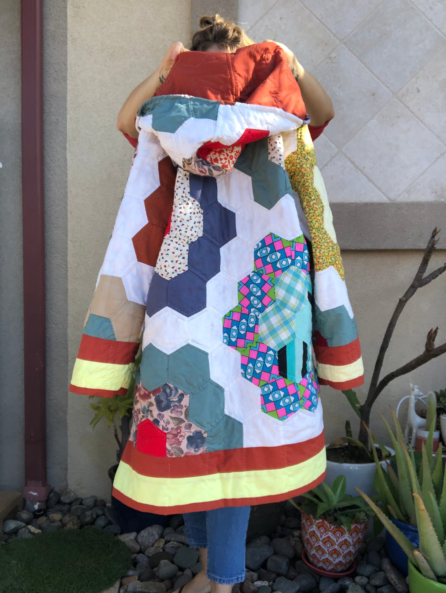 Granny Garden Quilt Coat