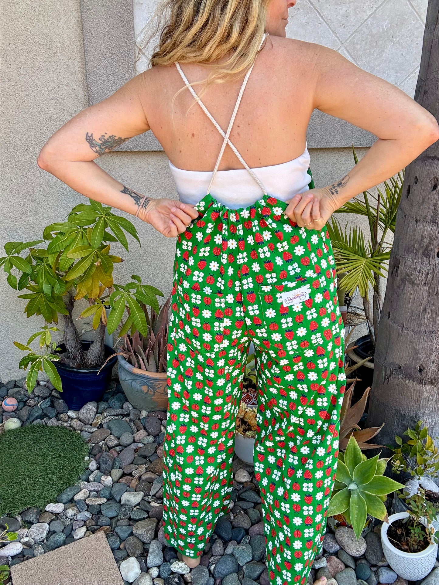 * Rope Romper ~ Ladybugs, Daisys &  Strawberries