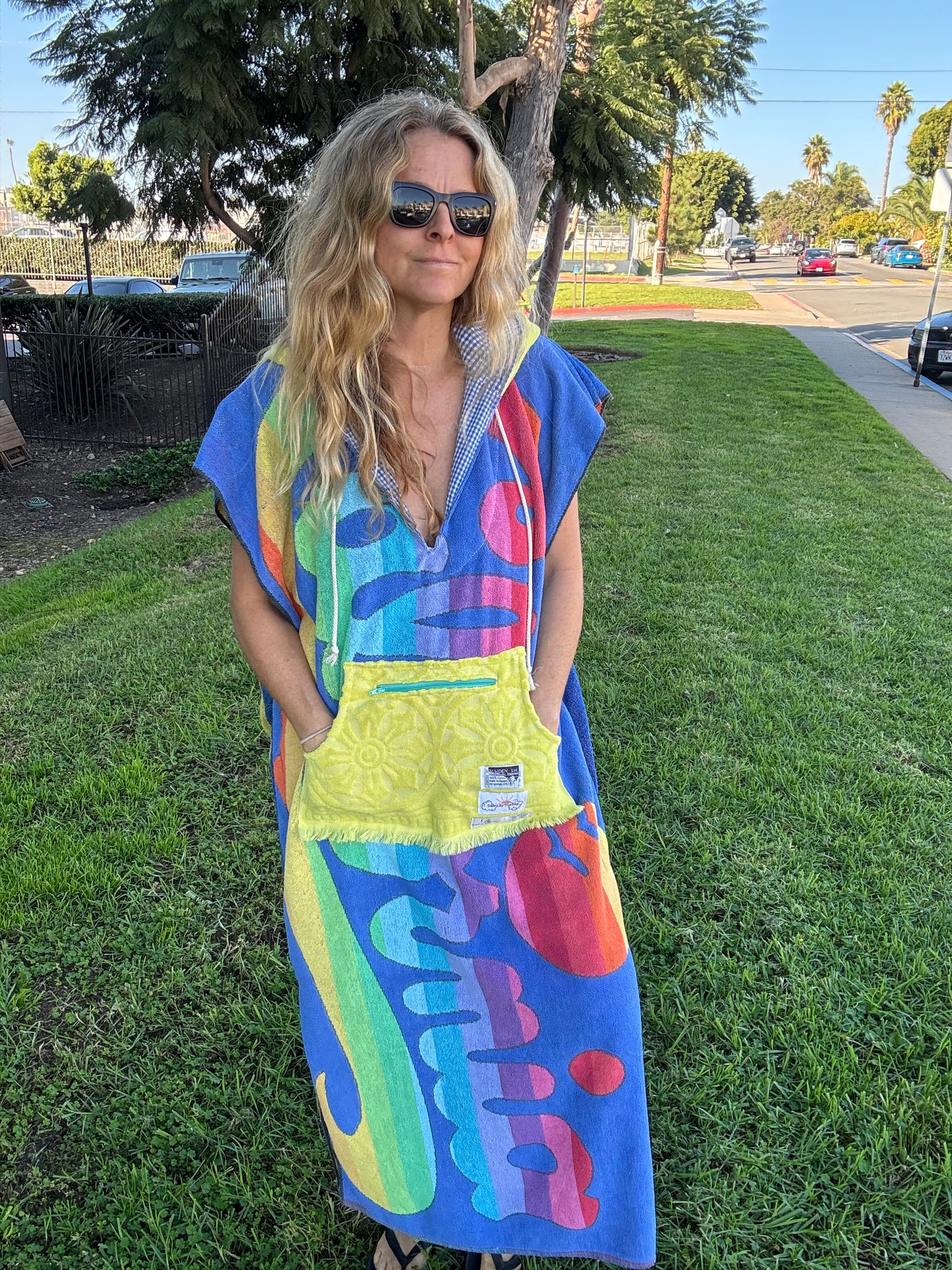 *California /Hawaii Vintage Towel Poncho