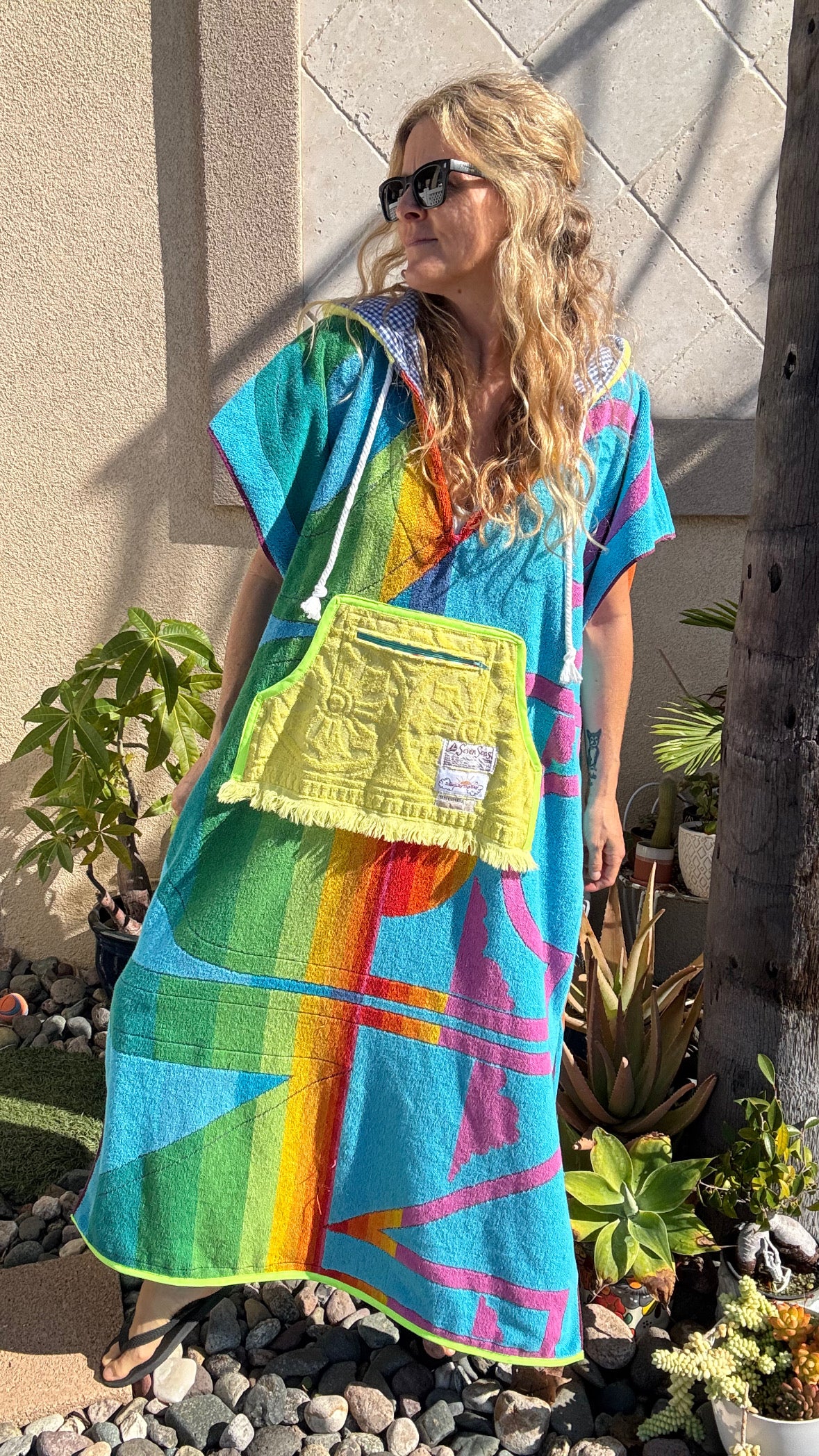 *Sun/Kiss Vintage Towel Poncho