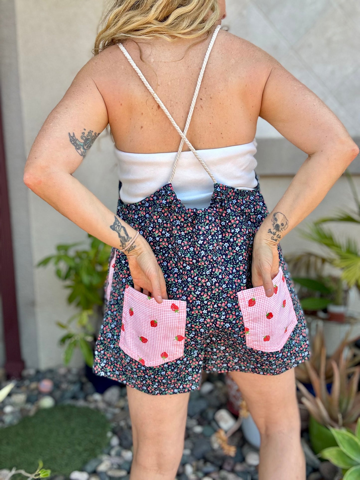 * Rope Romper ~ Strawberries