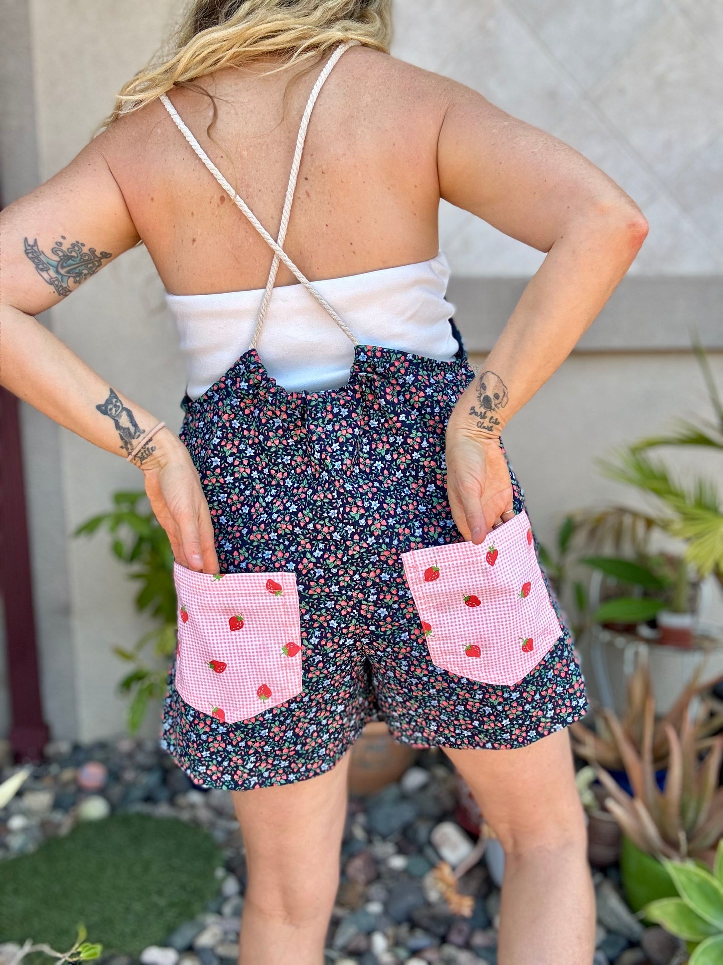* Rope Romper ~ Strawberries