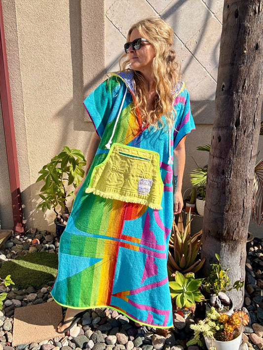 *Sun/Kiss Vintage Towel Poncho