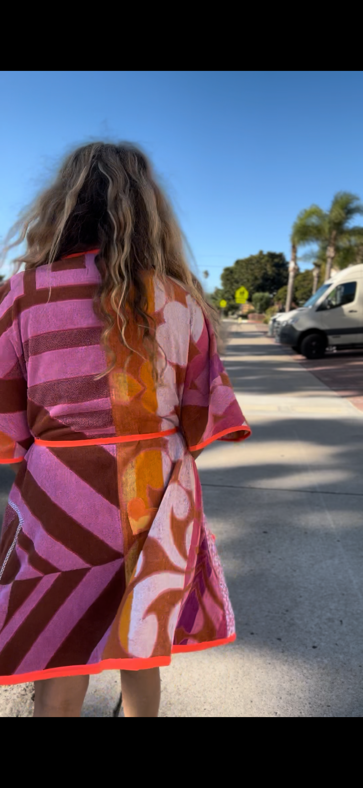 *Pink on Pink Robe/Wrap Dress