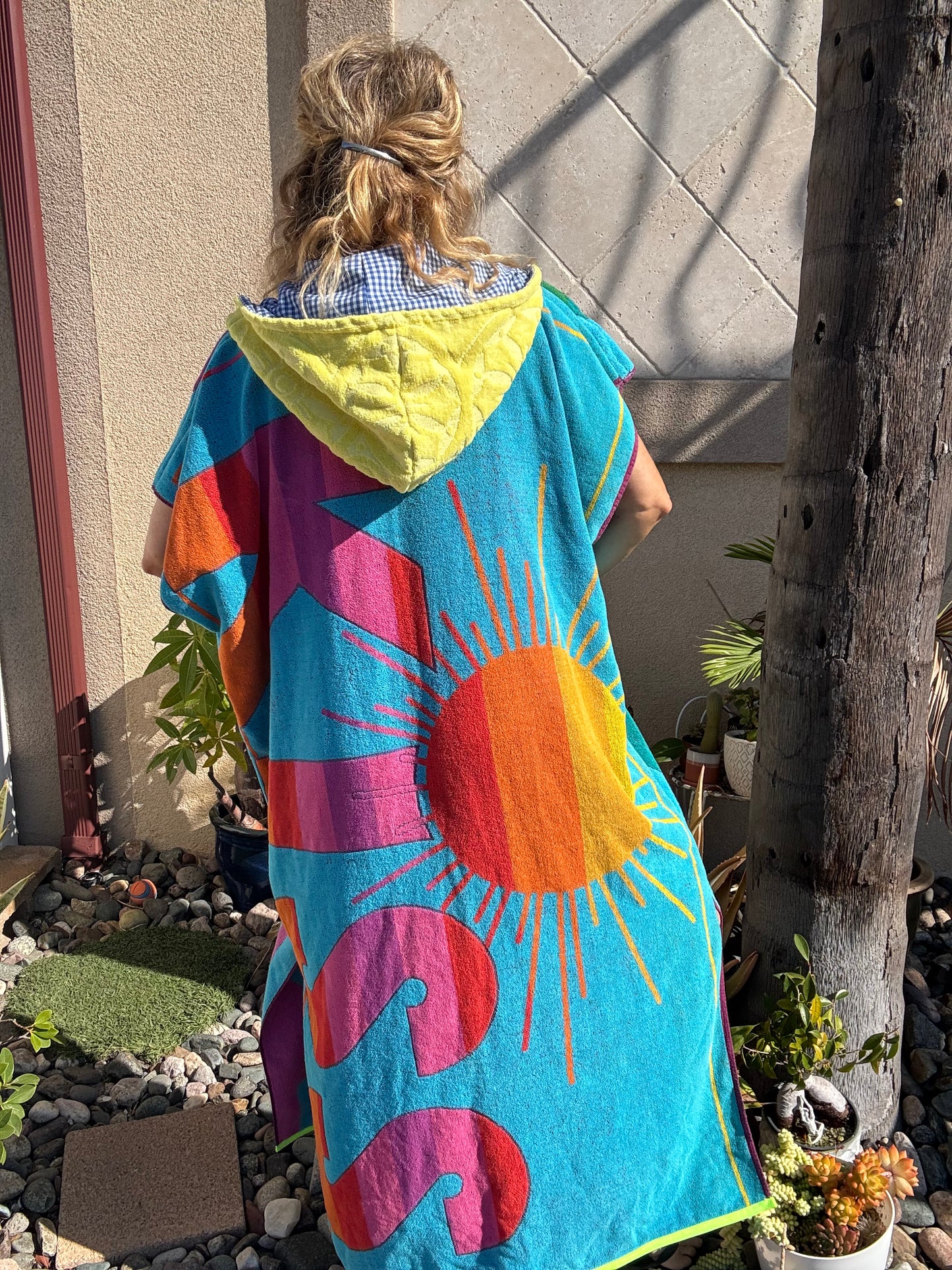 *Sun/Kiss Vintage Towel Poncho