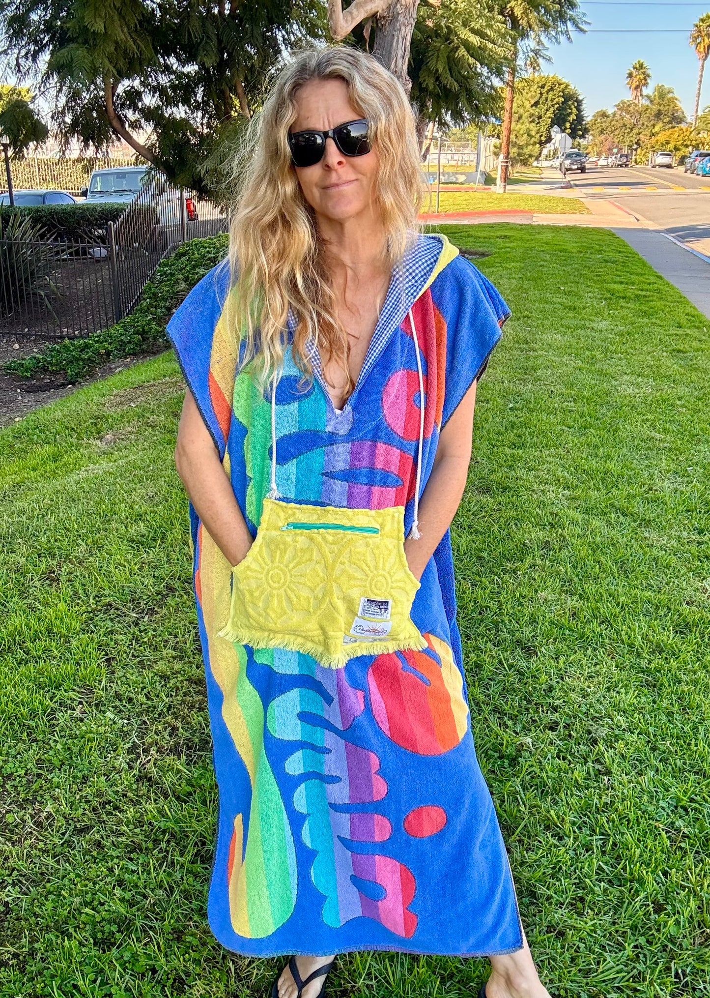 *California /Hawaii Vintage Towel Poncho