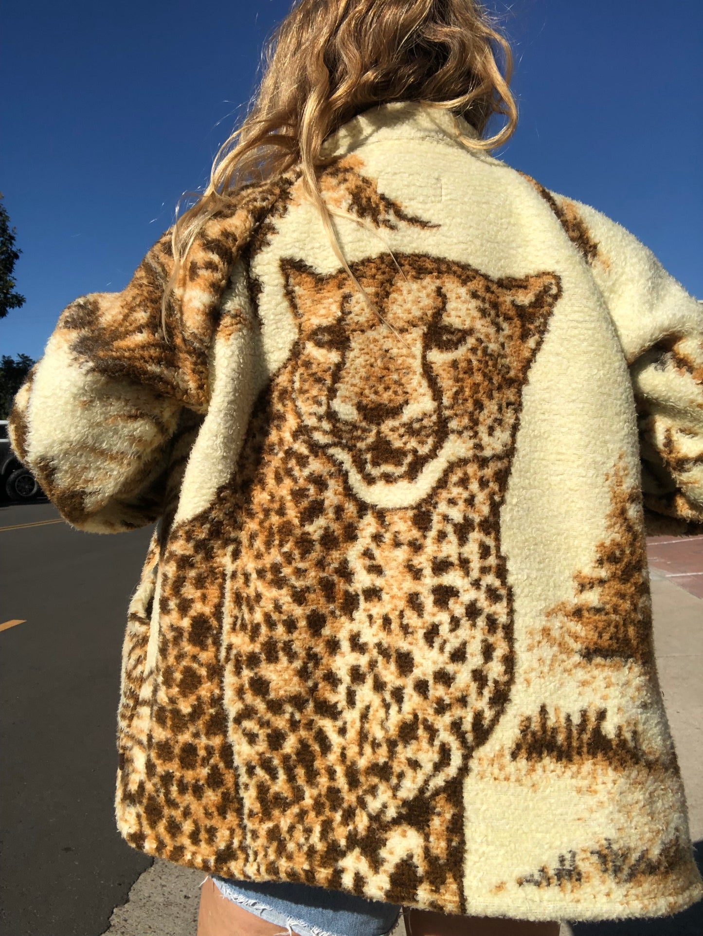 Cheetah Blanket Bomber Jacket