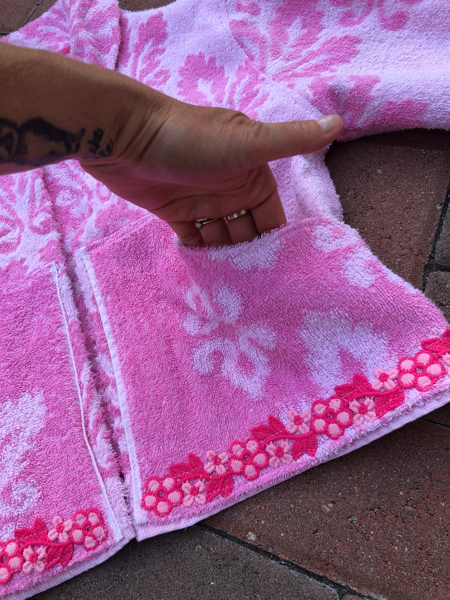 3 piece Pink Towel Set